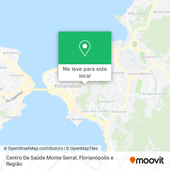 Centro De Saúde Monte Serrat mapa