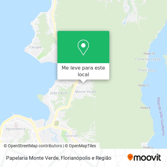 Papelaria Monte Verde mapa