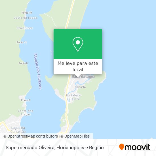 Supermercado Oliveira mapa