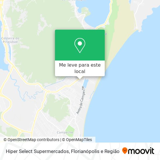 Hiper Select Supermercados mapa