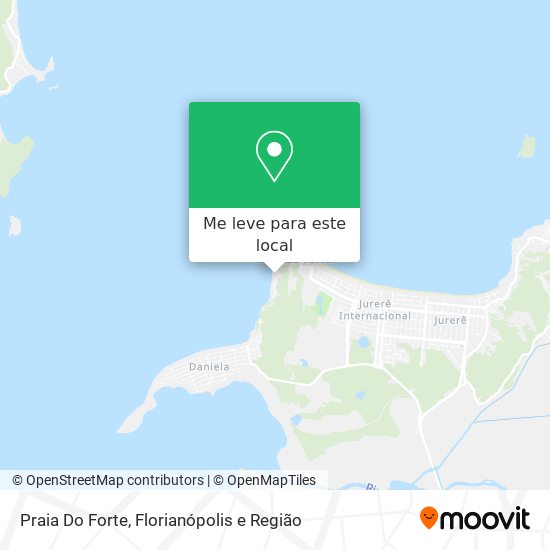 Praia Do Forte mapa