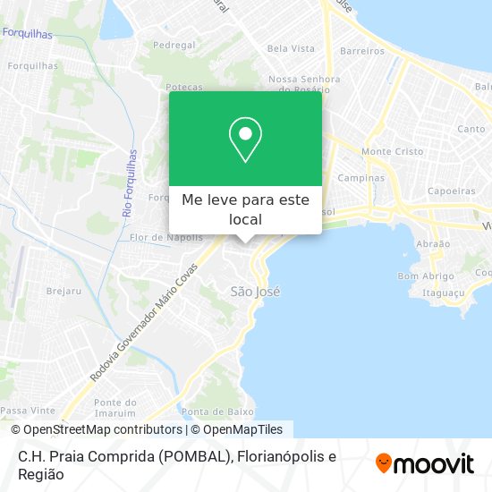 C.H. Praia Comprida (POMBAL) mapa
