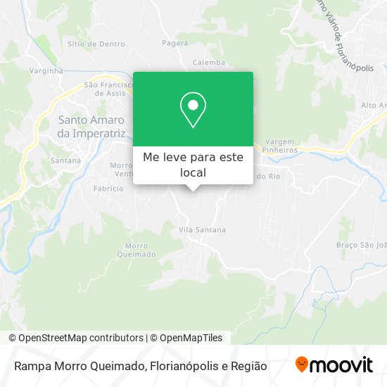 Rampa Morro Queimado mapa