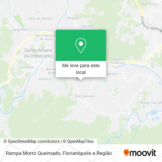 Rampa Morro Queimado mapa