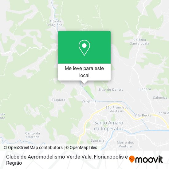 Clube de Aeromodelismo Verde Vale mapa