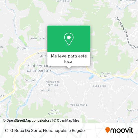CTG Boca Da Serra mapa