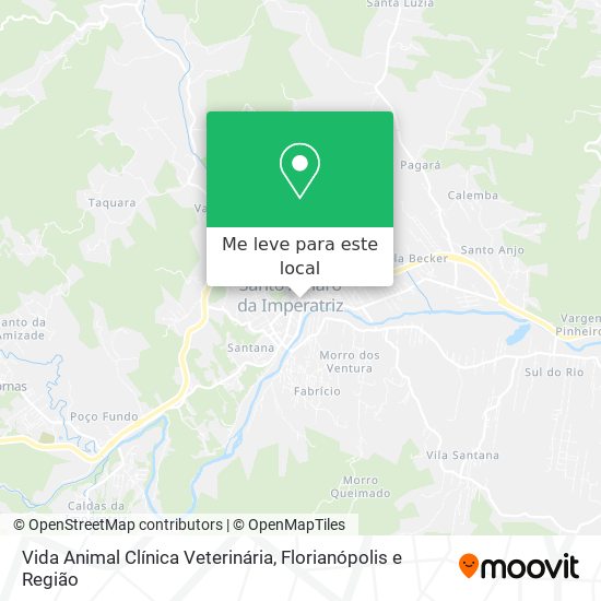 Vida Animal Clínica Veterinária mapa