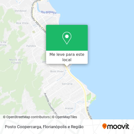 Posto Coopercarga mapa