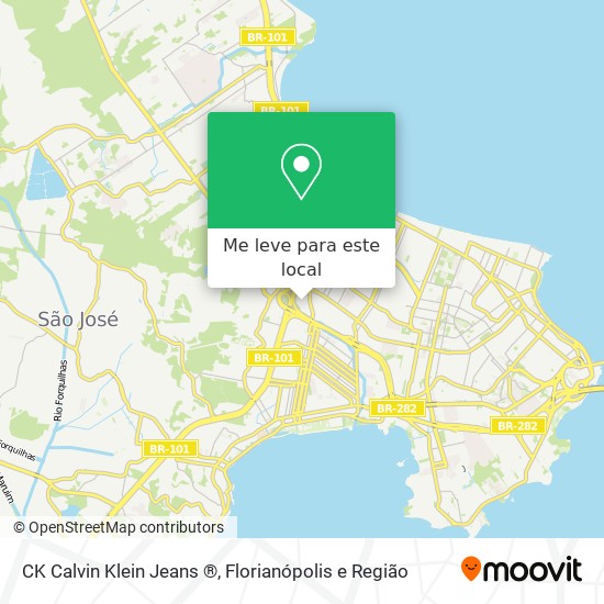 CK Calvin Klein Jeans ® mapa