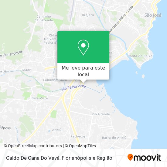 Caldo De Cana Do Vavá mapa