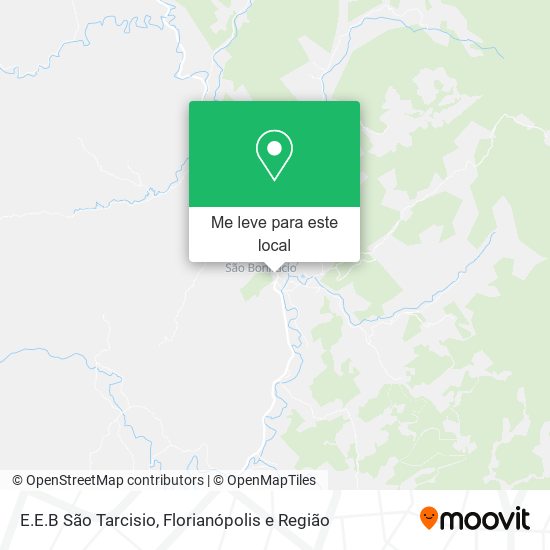 E.E.B São Tarcisio mapa