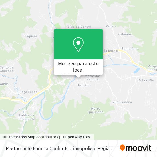 Restaurante Família Cunha mapa