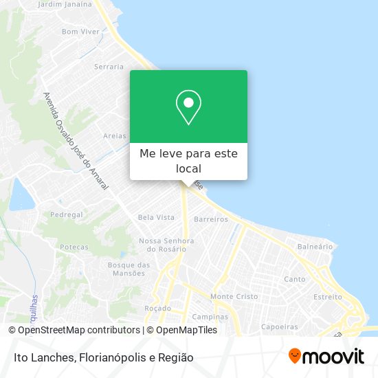 Ito Lanches mapa
