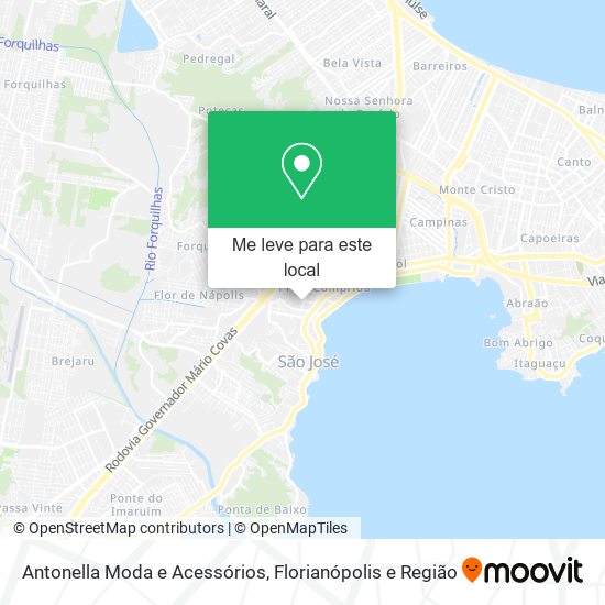 Antonella Moda e Acessórios mapa