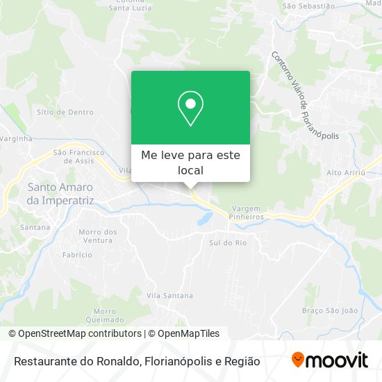 Restaurante do Ronaldo mapa