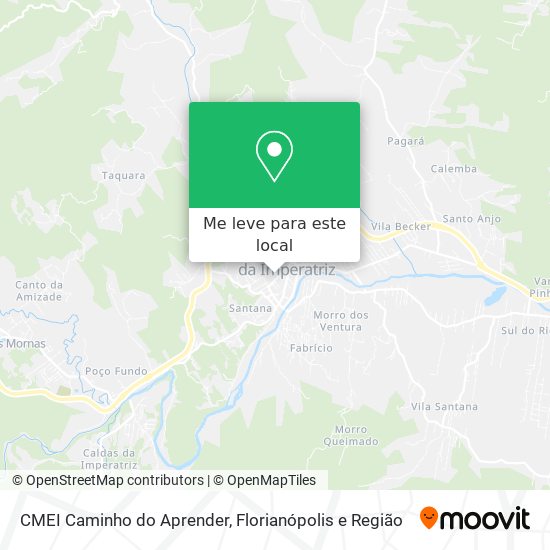 CMEI Caminho do Aprender mapa