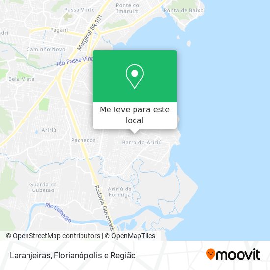 Laranjeiras mapa