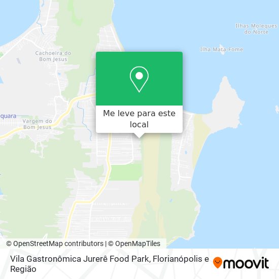 Vila Gastronômica Jurerê Food Park mapa