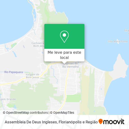 Assembleia De Deus  Ingleses mapa