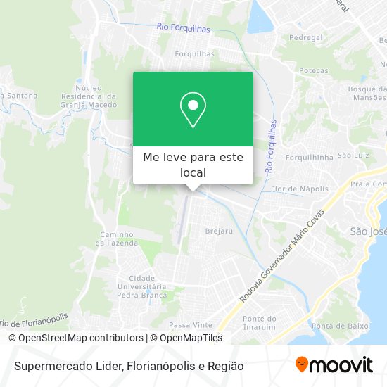 Supermercado Lider mapa