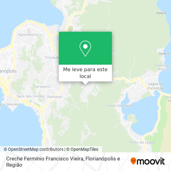 Creche Fermínio Francisco Vieira mapa