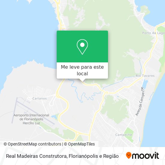 Real Madeiras Construtora mapa