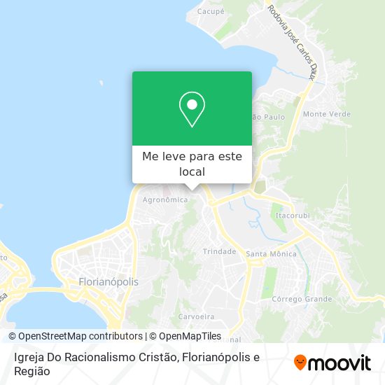 Igreja Do Racionalismo Cristão mapa