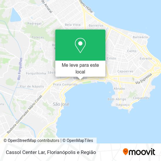 Cassol Center Lar mapa