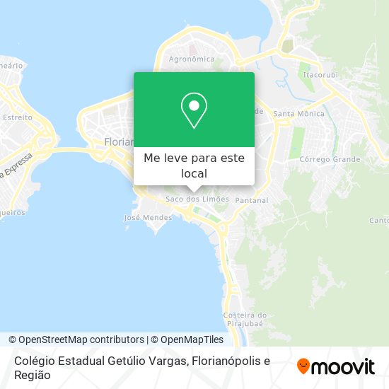 Colégio Estadual Getúlio Vargas mapa