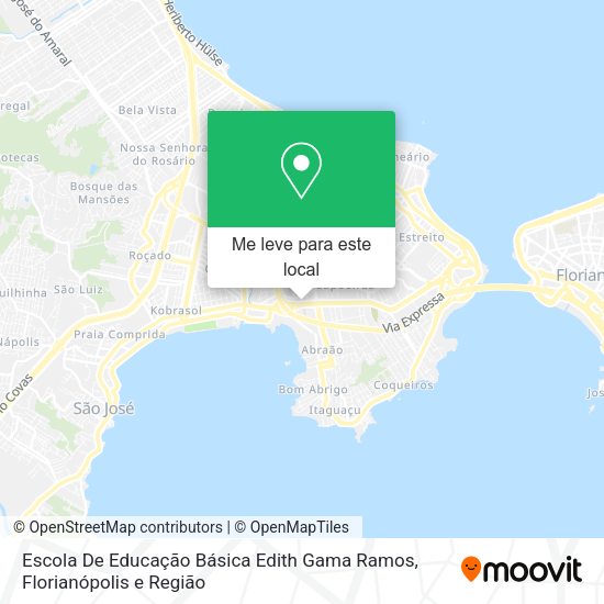 Escola De Educação Básica Edith Gama Ramos mapa