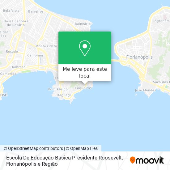 Escola De Educação Básica Presidente Roosevelt mapa