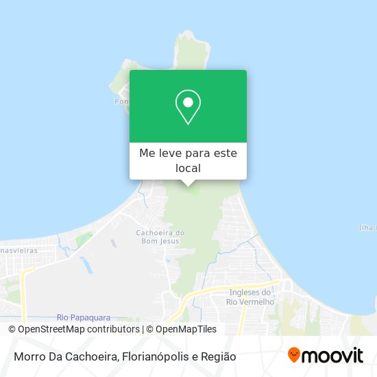 Morro Da Cachoeira mapa
