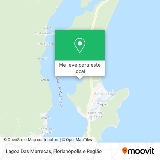 Lagoa Das Marrecas mapa