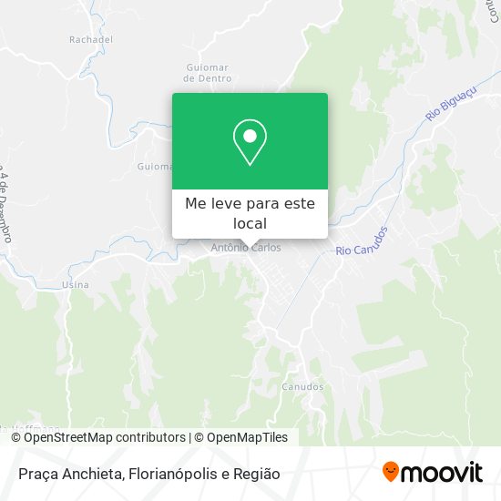 Praça Anchieta mapa