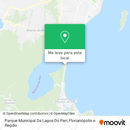 Parque Municipal Da Lagoa Do Peri mapa