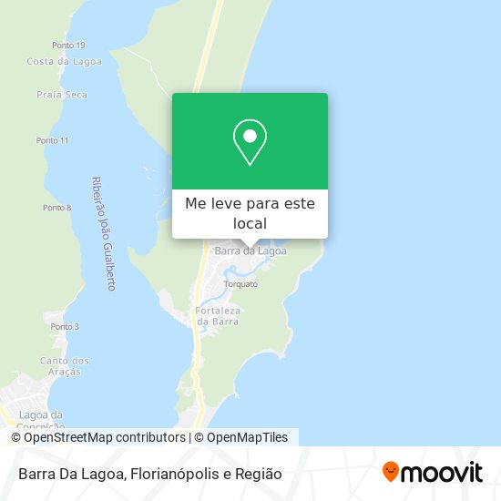 Barra Da Lagoa mapa