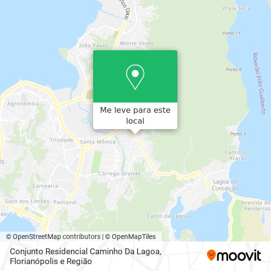 Conjunto Residencial Caminho Da Lagoa mapa