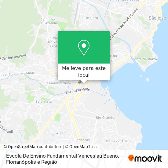 Escola De Ensino Fundamental Venceslau Bueno mapa