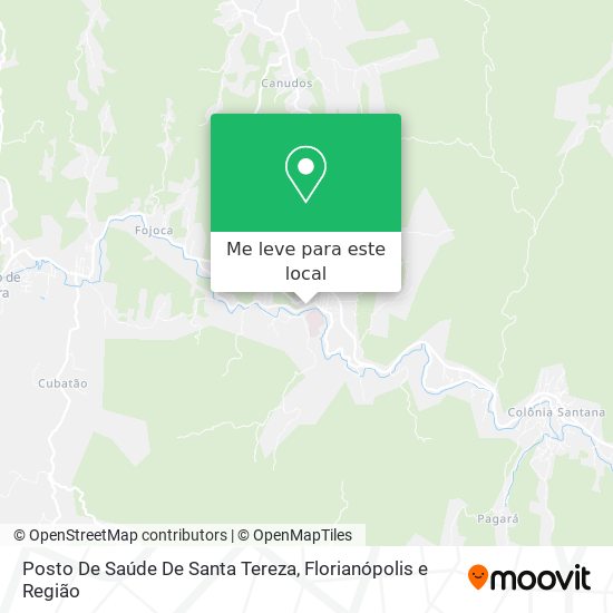 Posto De Saúde De Santa Tereza mapa