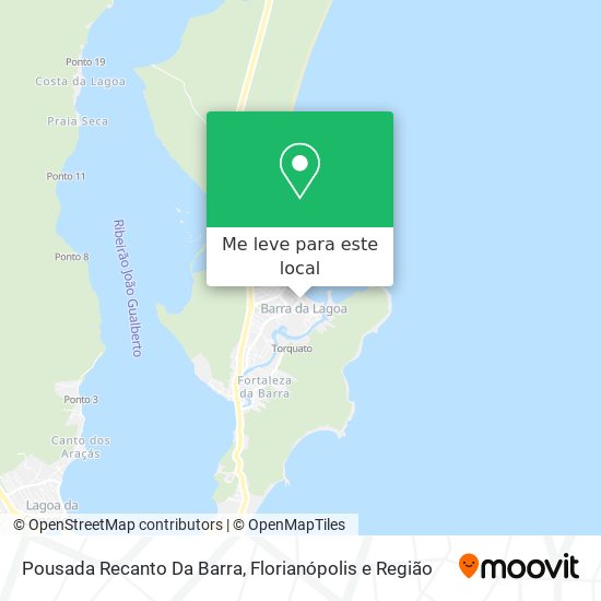 Pousada Recanto Da Barra mapa
