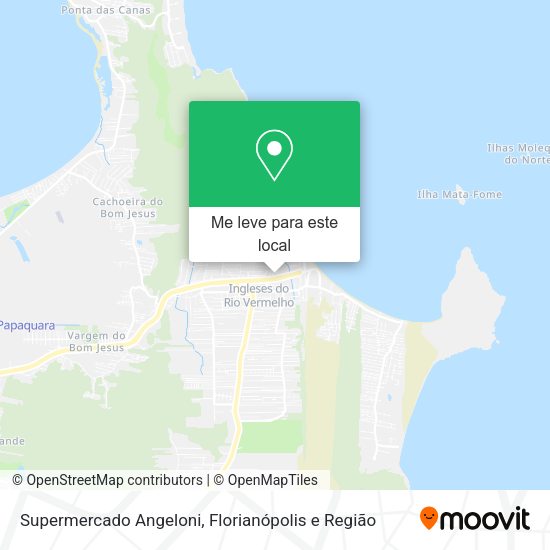 Supermercado Angeloni mapa
