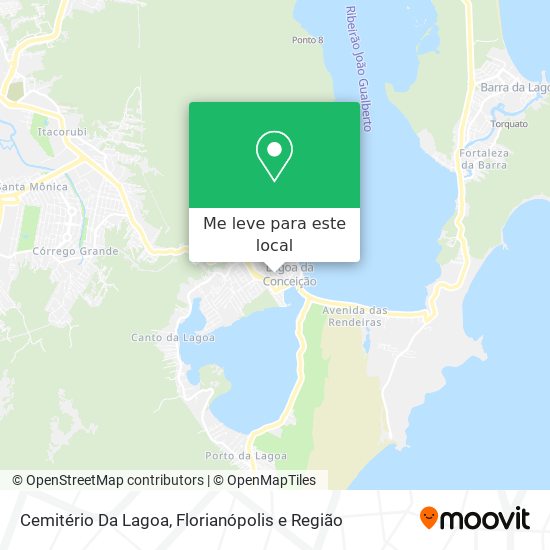 Cemitério Da Lagoa mapa