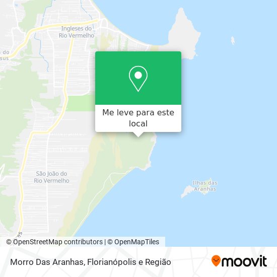 Morro Das Aranhas mapa