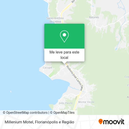 Millenium Motel mapa