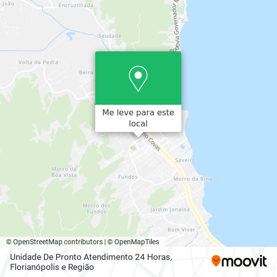 Unidade De Pronto Atendimento 24 Horas mapa