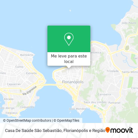 Casa De Saúde São Sebastião mapa