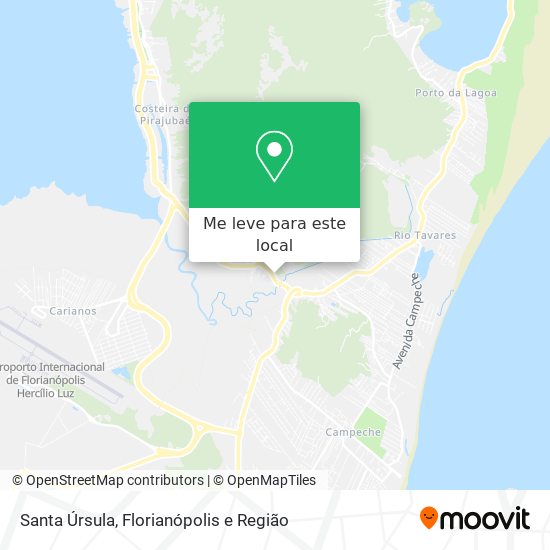 Santa Úrsula mapa
