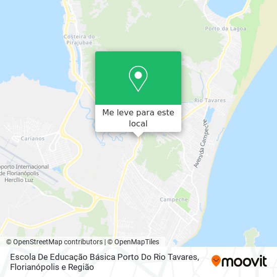 Escola De Educação Básica Porto Do Rio Tavares mapa