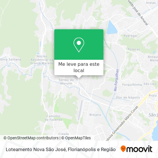 Loteamento Nova São José mapa