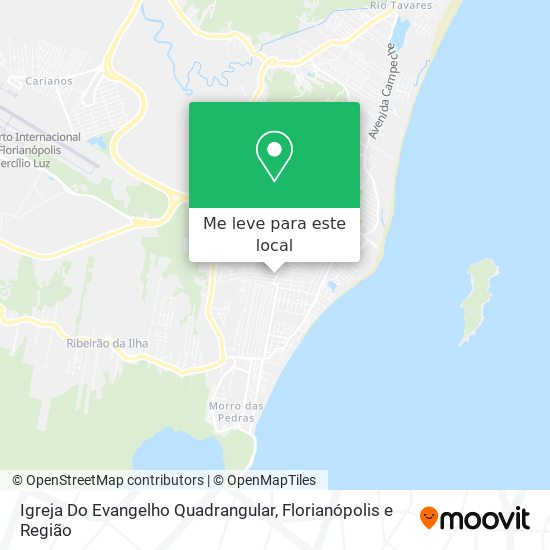 Igreja Do Evangelho Quadrangular mapa